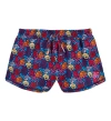 Vilebrequin Kids' Noumea Sea Shells Uv Protection Shorts In Bleu Marine