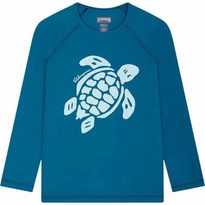 VILEBREQUIN VILEBREQUIN KIDS' SOLID LONG SLEEVE RASHGUARD