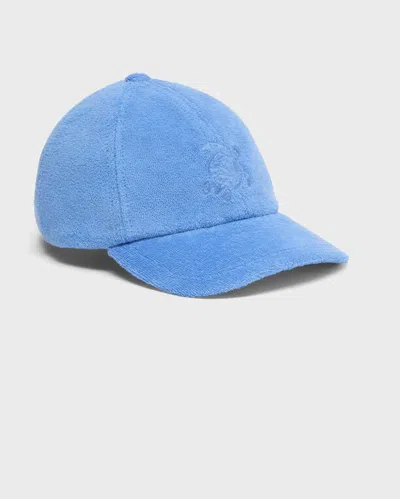 Vilebrequin Kids Terry Cap Solid In Blue