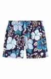 Vilebrequin Kids' Tropical Turtles Stretch Swim Trunks
