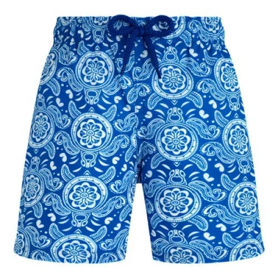 VILEBREQUIN VILEBREQUIN KIDS' TURTLES LIGHT FABRIC SWIM SHORTS