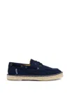 Vilebrequin Men Canvas Loafers Solid In Blue