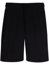 Vilebrequin Linen Bermuda Shorts In Black