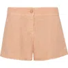 Vilebrequin Linen Bermuda Shorts In Blush