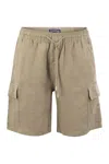 Vilebrequin Linen Cargo Bermuda Shorts