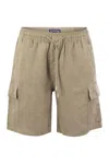 Vilebrequin Linen Cargo Bermuda Shorts