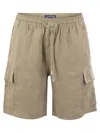 Vilebrequin Linen Cargo Bermuda Shorts