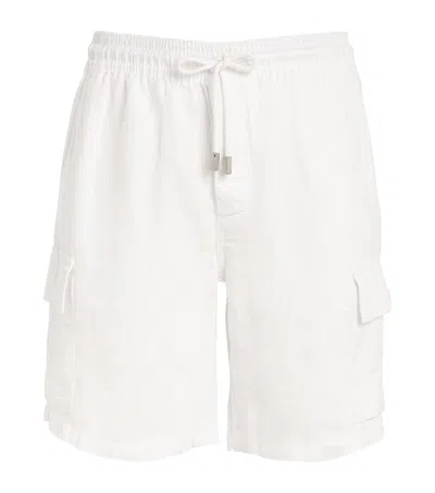 VILEBREQUIN LINEN CARGO-POCKETS BAIE SHORTS