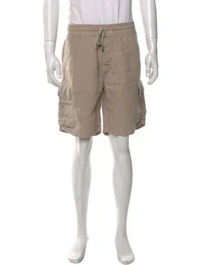 Pre-owned Vilebrequin Linen Cargo Shorts In Neutral
