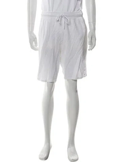Pre-owned Vilebrequin Linen Cargo Shorts In White