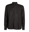 Vilebrequin Linen Caroubis Shirt In Black