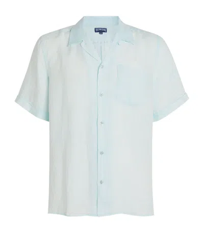 Vilebrequin Linen Charlie Shirt In Blue