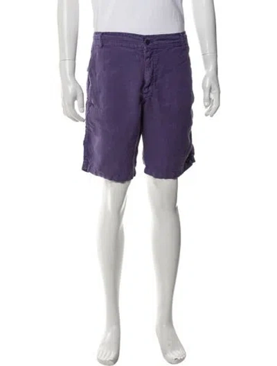 Pre-owned Vilebrequin Linen Chino Shorts In Purple