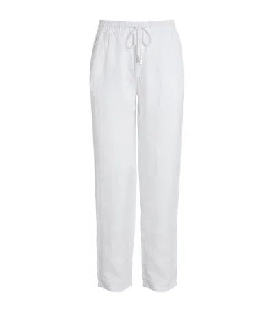 Vilebrequin Drawstring Straight-leg Trousers In White