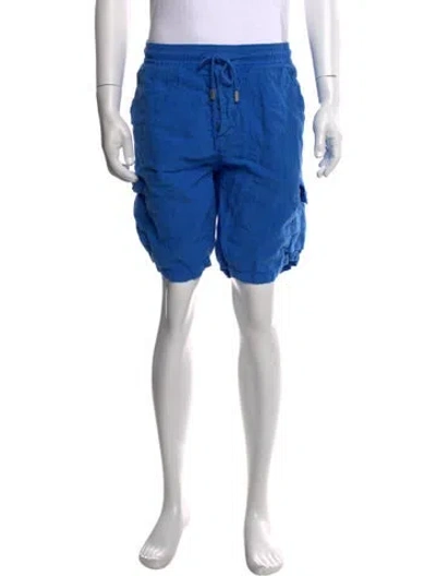 Pre-owned Vilebrequin Linen Jogger Shorts In Blue