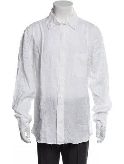 Pre-owned Vilebrequin Linen Long Sleeve Dress Shirt In Neutral