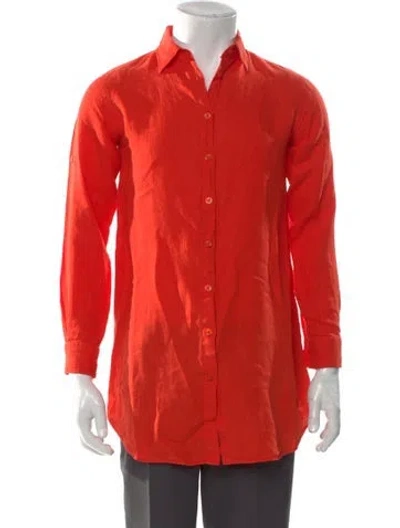 Pre-owned Vilebrequin Linen Long Sleeve Shirt In Multi