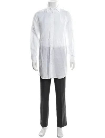 Pre-owned Vilebrequin Linen Long Sleeve Shirt In Neutral