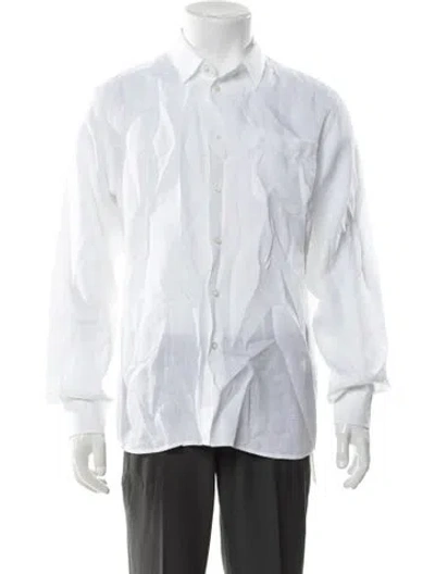 Pre-owned Vilebrequin Linen Long Sleeve Shirt In Neutral