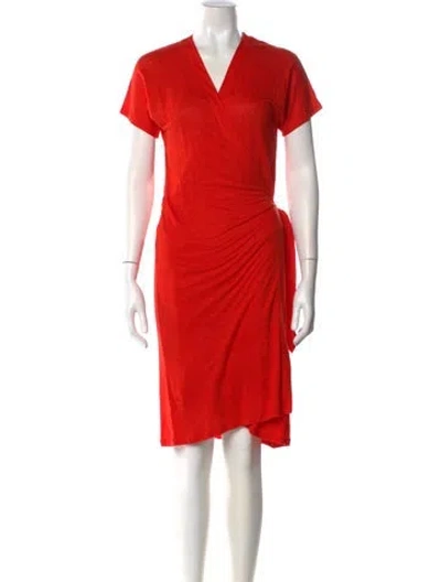 Pre-owned Vilebrequin Linen Mini Dress In Orange