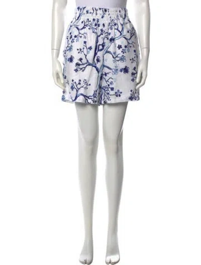 Pre-owned Vilebrequin Linen Mini Shorts In Blue