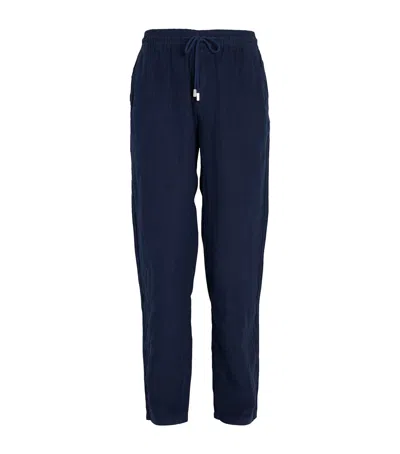 VILEBREQUIN LINEN PACHA DRAWSTRING TROUSERS