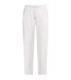Vilebrequin Drawstring Straight-leg Trousers In White