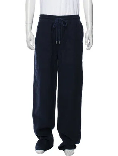 Pre-owned Vilebrequin Linen Pants In Blue