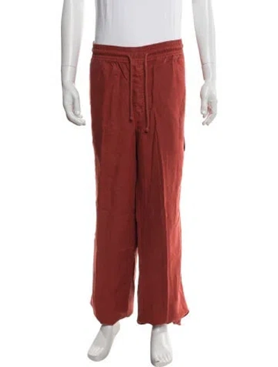 Pre-owned Vilebrequin Linen Pants In Red
