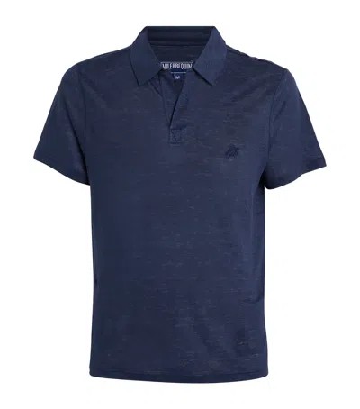 VILEBREQUIN LINEN PYRAMID POLO SHIRT