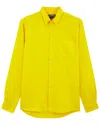 Vilebrequin Men's Caroubis Solid Linen Sport Shirt