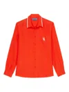 Vilebrequin Linen Shirt In Red