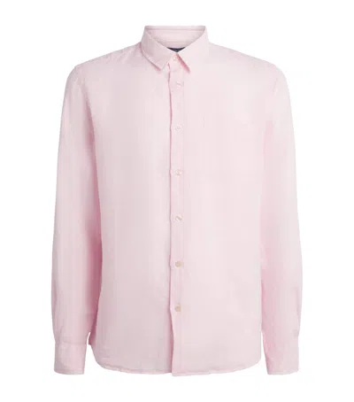 Vilebrequin Linen Shirt In Purple