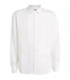 Vilebrequin Caroubis Cotton And Linen-blend Gauze Shirt In White
