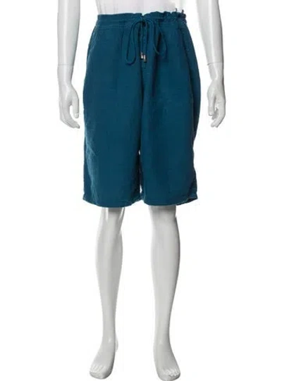 Pre-owned Vilebrequin Linen Shorts In Blue