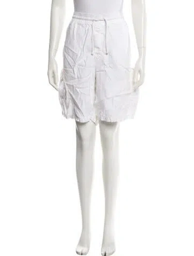 Pre-owned Vilebrequin Linen Shorts In White