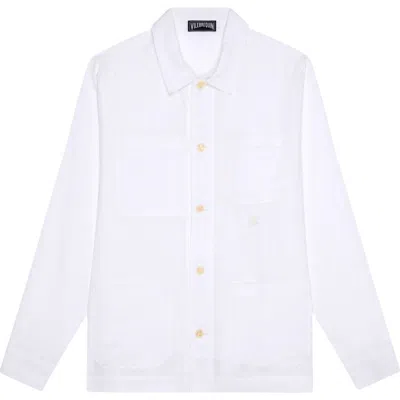 Vilebrequin Patch-pocket Overshirt In White
