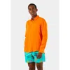 Vilebrequin Men's Caroubis Solid Linen Sport Shirt In Abricot