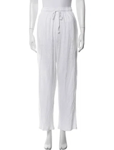 Pre-owned Vilebrequin Linen Sweatpants In White
