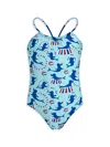 VILEBREQUIN LITTLE GIRL'S & GIRL'S CIRCUS ONE-PIECE SWIMSUIT