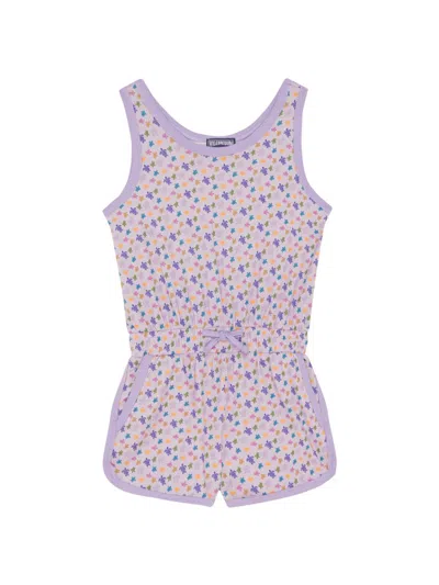 Vilebrequin Little Girl's & Girl's Micro Ronde Des Tortues Cotton Playsuit In Multi