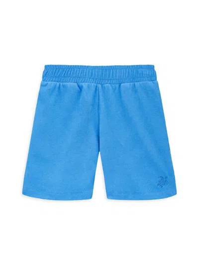 Vilebrequin Little Kid's & Kid's Cotton Terry Shorts In Ocean
