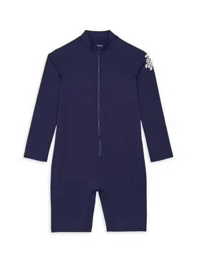 Vilebrequin Little Kid's & Kid's Long-sleeve Wetsuit In Navy Blue Marine