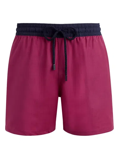 Vilebrequin Wool Swim Trunks In Red