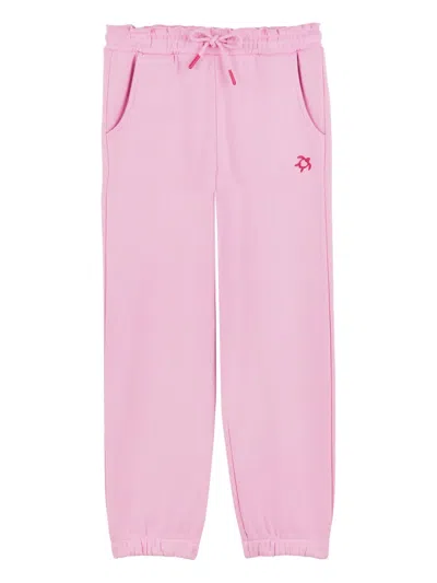 Vilebrequin Kids' Logo-embroidered Trousers In Pink