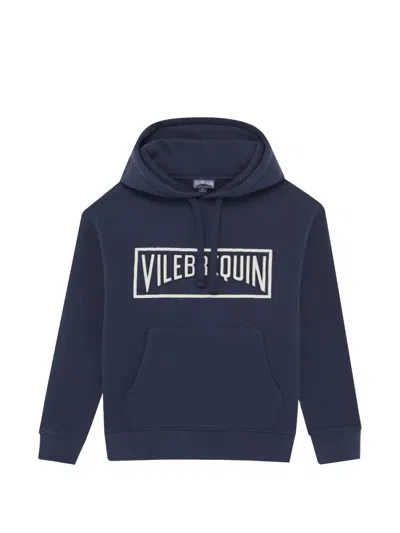 Vilebrequin Kids' Logo Hoodie In Blue