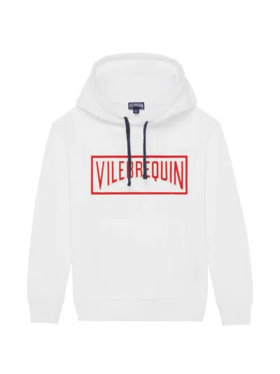 Vilebrequin Kids' Logo Hoodie In White