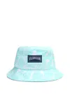 Vilebrequin Men White Blue Logo Bucket Hat In Multi