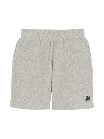 Vilebrequin Kids' Logo-patch Shorts In Grey