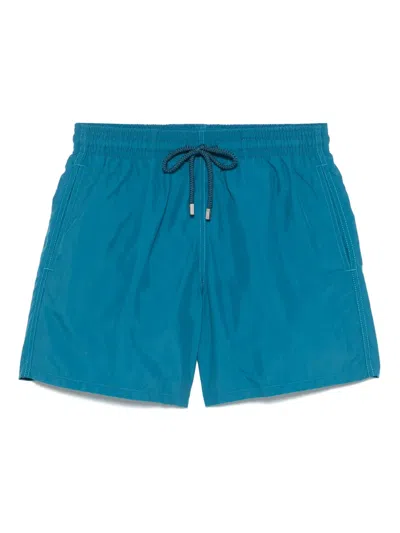 Vilebrequin Logo-patch Swim Shorts In Blue